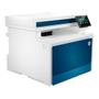 Imagem de Impressora Multifuncional HP LaserJet Pro Colorida 4303FDW Wi-Fi Ethernet USB Duplex ADF 110V - Branco/Azul