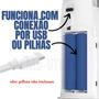 Imagem de Inalador Nebulizador Silencioso Portátil com 2 Máscaras P/ Adulto Criança Tosse USB Recarregável