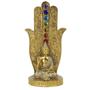 Imagem de Incensário 7 Chakras Porta Incensos Vertical em Resina Incenso Vareta Buda Ganesha Hamsa