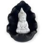 Imagem de Incensário Cascata Gruta Folha Buda Tibetano Branco E Preto