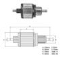 Imagem de Induzido part.vw gol/logus gm vectra 12v bosch