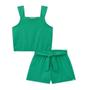 Imagem de Infanti Conjunto Blusa Cropped Shorts Laise Lisboa Verde