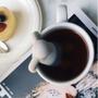 Imagem de Infusor de Chá Boneco em Silicone Difusor Mister Tea 8 cm Divertido Moderno Cinza - Livon