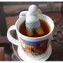 Imagem de Infusor de Chá Silicone Boneco Coador Filtro Ervas Difusor Cozinha Tea