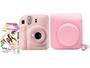 Imagem de Instax Mini 12 Fujifilm Rosa Gloss Flash - Automático com Pack com 10 Filmes