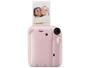 Imagem de Instax Mini 12 Fujifilm Rosa Gloss Flash - Automático com Pack com 10 Filmes