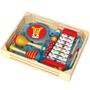 Imagem de Instrumentos Caixa de Música em Madeira - Xilofone, Chocalho, Pandeiro - TKH003 - Tooky Toy