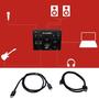 Imagem de Interface de áudio USB 2 entradas e 2 saídas 192KHZ 24 BITS