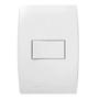 Imagem de Interruptor 1 Seção 4 X 2 Horizontal 10 Amperes 250V Branco Linha Ilus 5TA99040 - SOPRANO