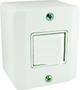 Imagem de Interruptor 1 Tecla Bipolar Simples Sistema X Branco c/ 10