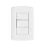 Imagem de Interruptor 1 Tecla Simples 2 x 4 com Placa Modular Pluzie