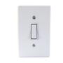 Imagem de Interruptor 1 Tecla Simples Linha Gelo Radial c/ 10