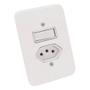 Imagem de Interruptor 1 tecla simples + tomada 20a - radial