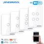 Imagem de Interruptor 2 Botões Smart Touch Led Wifi Rf433  - Nova Digital- Tuya