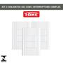 Imagem de Interruptor 2 Teclas Com Placa 4x2 Fame Modulare - Kit 3 Un