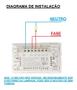 Imagem de Interruptor 2 Teclas Touch Wifi Intelig Smart Tuya Alexa Bra