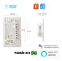 Imagem de Interruptor 2 Teclas Touch Wifi Intelig Smart Tuya Alexa Bra