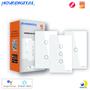 Imagem de Interruptor 3 Botões Zigbee smart Touch Inteligente Branco N