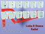 Imagem de Interruptor 3 Teclas Simples Sistema X Branco Radial c/ 10