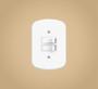 Imagem de Interruptor 4x2 Paralelo Duplo Fame Blanc 10a
