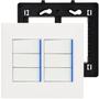 Imagem de Interruptor 4x4 6 teclas (2 paralelos + 4 simples) Pial Plus+ Legrand
