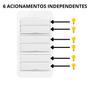 Imagem de Interruptor 6 Teclas Simples para Condulete Sleek Margirius