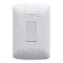 Imagem de Interruptor Aria 1 Tecla Simples 4x2 com Placa Branco Tramontina