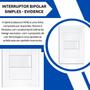 Imagem de Interruptor Bipolar Simples 20A Com Placa Evidence - Fame