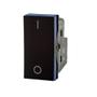 Imagem de Interruptor bipolar simples preto 612005pt pial plus+