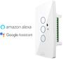 Imagem de Interruptor Branco Smart Touch Wifi Google Alexa 3 Teclas