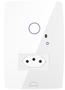 Imagem de Interruptor Branco Touch Wifi Google Alexa 1 Tecla Tomada