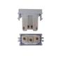 Imagem de Interruptor Com 2 Teclas Simples e 1 Tomada 2P+T 10/20A 250V Com Placa 4x2 Branco