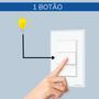 Imagem de Interruptor com tecla fisica 1 botao zigbee preto