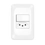 Imagem de Interruptor Com Tomada 10A PIAL PoP Simples Conjunto 4x2 LGX103