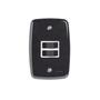 Imagem de Interruptor de 2 Teclas Simples com Placa 4x2