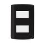 Imagem de Interruptor de 2 Teclas Simples, Modular, com Placa 4x2 e Suporte