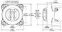 Imagem de Interruptor de bateria Blue Sea Systems 5510E E-series, circuito duplo