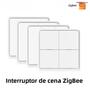 Imagem de Interruptor De Cena Sem Fio ZigBee Botão De Pressão Portátil 12 Modos 2MQTT Tuya Automação
