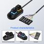 Imagem de Interruptor de extensão externo de desktop SinLoon Power Button Black