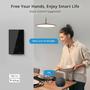 Imagem de Interruptor de Luz Inteligente SONOFF TX T3 Wi-Fi - 2 Gangues, 1 Via - Compatível com Alexa e Google Home