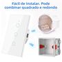 Imagem de Interruptor de Luz Inteligente Wi-Fi Tuya - Controle por Voz Alexa, RF433 e Sensor de Toque