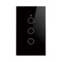 Imagem de Interruptor de Luz Wi-Fi Inteligente (EUA/120V) - Painel de Toque - Compatível com Alexa e Google Home (1/2/3 Gangues)