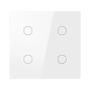 Imagem de Interruptor de Luz Wi-Fi Inteligente Tuya 4/6 Gangues - Painel de Vidro com Sensor de Toque e Alexa