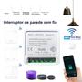 Imagem de Interruptor de Luz Wi-Fi Inteligente Tuya - Sem Fio, RF 433MHz, Compatível com Alexa e Google