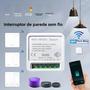 Imagem de Interruptor de Luz Wi-Fi Inteligente Tuya - Sem Fio, RF 433MHz, Compatível com Alexa e Google
