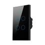 Imagem de Interruptor de Parede Inteligente Wi-Fi/Bluetooth/RF433 - 1/2/3/4 Gangues com Sensor de Toque LED
