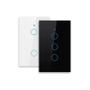 Imagem de Interruptor de Parede Inteligente Wi-Fi/Bluetooth/RF433 - 1/2/3/4 Gangues com Sensor de Toque LED