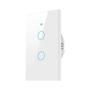 Imagem de Interruptor de Parede Inteligente Wi-Fi/Bluetooth/RF433 - 1/2/3/4 Gangues com Sensor de Toque LED