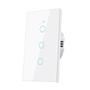 Imagem de Interruptor De Parede Inteligente WiFi BONDA Tuya US RF433 1/2/3Gang Sem Fio Neutro LED Sensor De