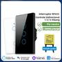 Imagem de Interruptor De Parede Inteligente WiFi Zigbee 1/2/3/4 Gang Sem Controle De Luz LED Neutro Compatível